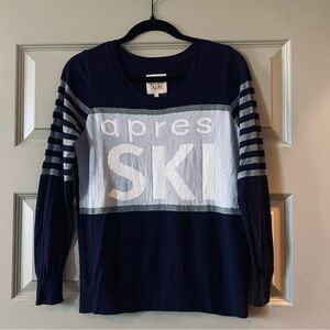 Navy and Gray Après Ski Sweater
